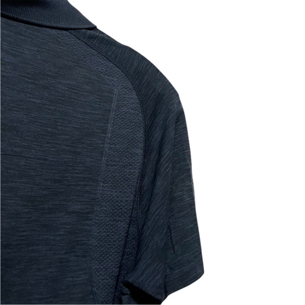 Lululemon vent tech polo shirt men’s size M blue train office travel - Picture 10 of 16